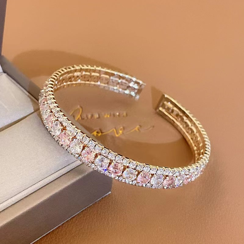 A12 Sakura (pink zircon ) bracelet